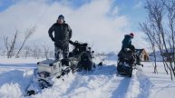 Семейный отдых на КРАЮ АРКТИКИ! Каков он? СНЕГОХОДЫ ТОНУТ В СНЕГУ!
