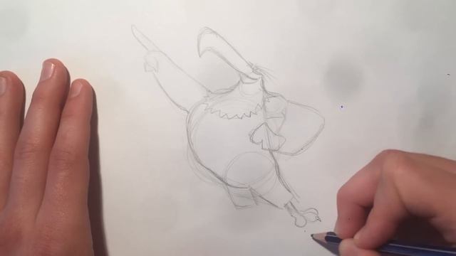 How to Draw Mighty Eagle from Angry Birds Movie