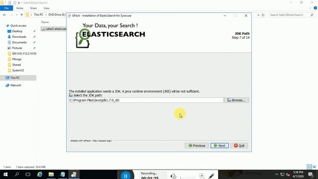 iLearnULearn Installing Elastic search for Sage X3