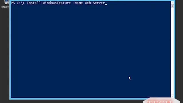 HOW TO INSTALL IIS WEB SERVER