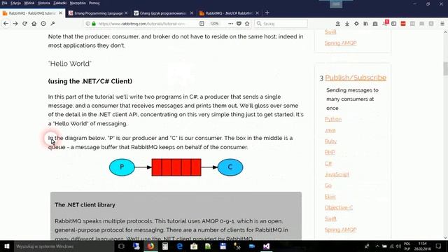 [Programowanie C#] Aplikacja wysyłająca wiadomości czyli RabbitMQ
