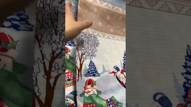 Ткани к Новому году. От Ткани у Марго.
