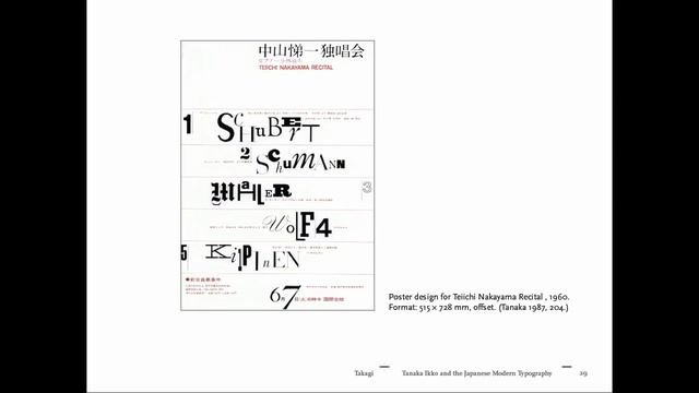 Tanaka Ikko and the Japanese Modern Typography