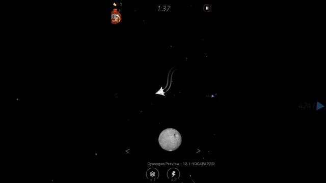 Новый космический корабль и Астероиды в 2 minutes in space