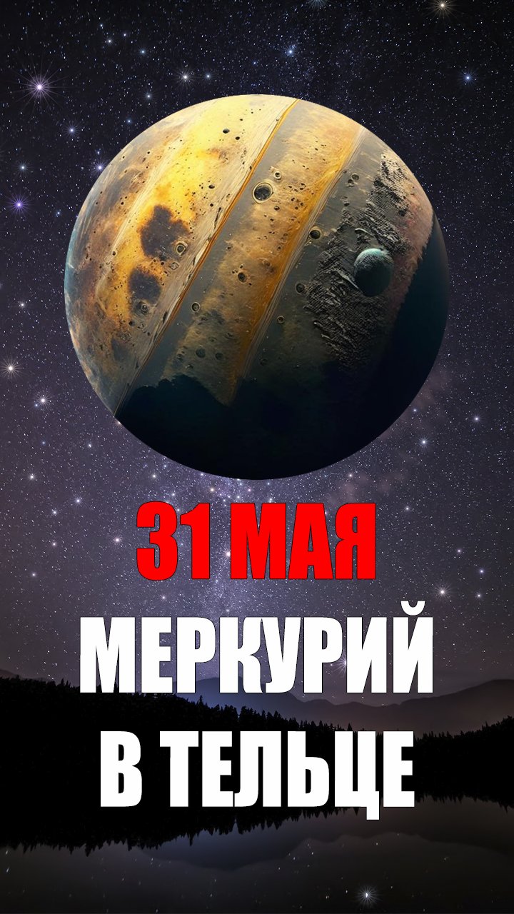 31 Мая - Меркурий в Тельце