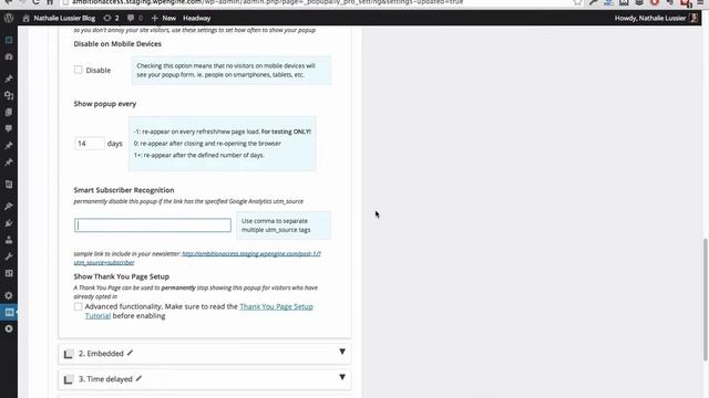 Popups With Smart Subscriber Recognition by PopupAlly Pro