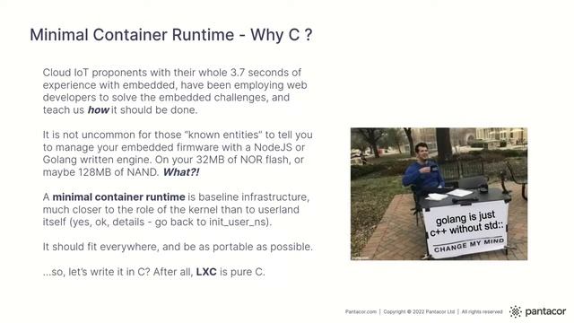 Why Embedded Linux Needs a Container Manager Written in C