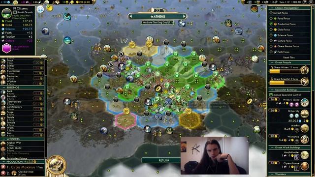 Civ 5 - Game 78 Greece- Full Game