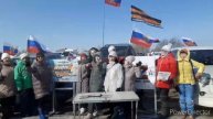 Автопробег сахалинцев в поддержку армии России, 13 марта 2022 года