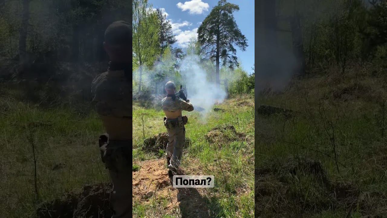 Страйкбольный гранатомет 2 #airsoft #fake #replica