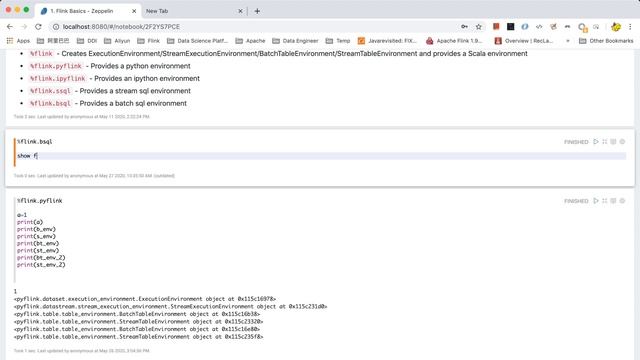 Flink Development Platform: Apache Zeppelin - Part 7  Flink SQL Basics