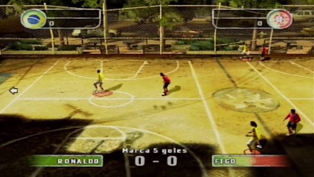 Regateando en FIFA STREET 2 PS2!