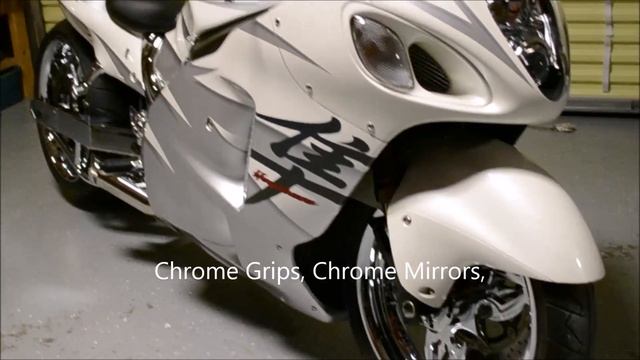 2006 Hayabusa White and Silver