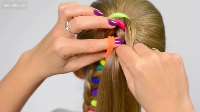 10 DIFFERENT TYPES! How to do Ponytails with Rubber Bands ✿ HOW TO DO A BRAID by LittleGirlHair
