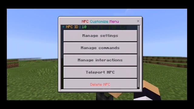 КАК СДЕЛАТЬ NPC НА СЕРВЕРЕ ATERNOS? ///МАЙНКРАФТ ПЕ