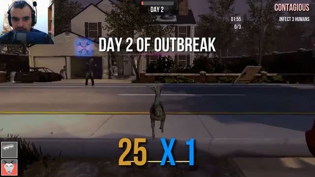 КАК ПИТАЮТСЯ ЗОМБИ - GoatZ Goat Simulator NEW DLC - Часть 1