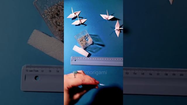 Live DIY Móbile de Tsuru de Origami #ComoFazerTsuru #MóbileDeOrigami
