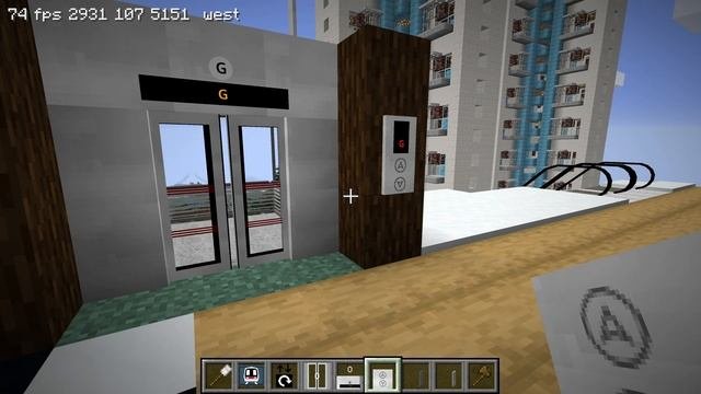 New Elevator Mechanics And Custom Destinations - Minecraft Transit Railway Tutorials Episode 10