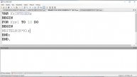Pascal. Урок 3.1 Цикл с параметром FOR