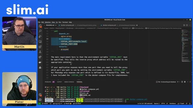 SlimDevOps 34 - Adding a nginx reverse proxy to our web app using docker-compose ?