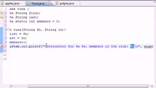 Java  46 - Static