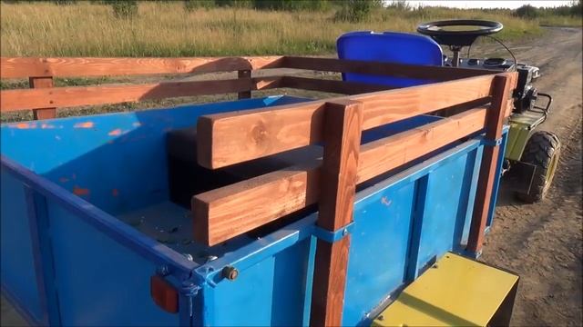 Самодельный трактор из мотоблока