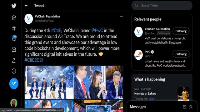 VECHAIN PUMPING LIKE CRAZY! NOOBS WHO SOLD VET DOWN BAD RIGHT NOW