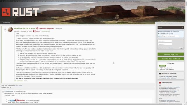 RUST СНОВА ГЛОБАЛ ВАЙП
