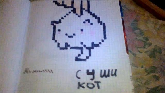 Мои рисунки по клеткам тетрадь номер 2