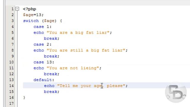 PHP7:Switch Statement