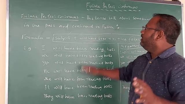 Future perfect continuous tense