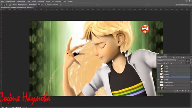 Создание  Chat Noir Girl Transformation  Трансформация Леди Нуар