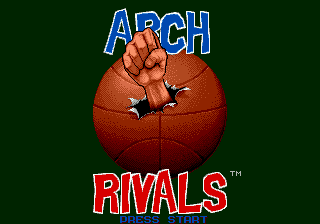 Arch Rivals | intro sega mega drive (genesis).