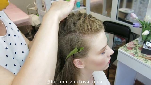 Объемная прическа на длинные волосы