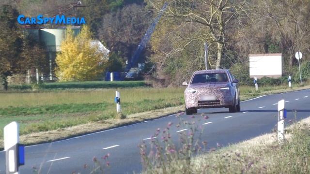 New 2024 Opel Grandland Battery-Electric EV Prototype Spied Testing On The Road