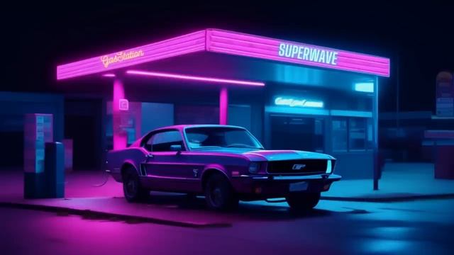 Gas Station 80s