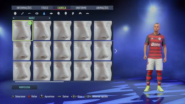 Tutorial face + stats Everton Cebolinha(Flamengo) FIFA 22