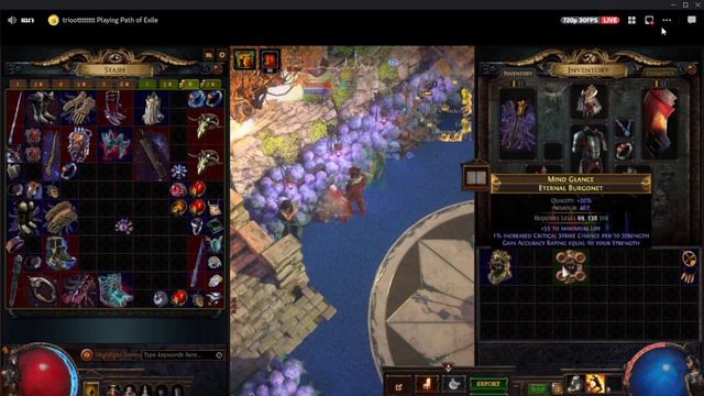 Path of Exile 3.20 How to craft double infuences Strength Stacking helmet pt1