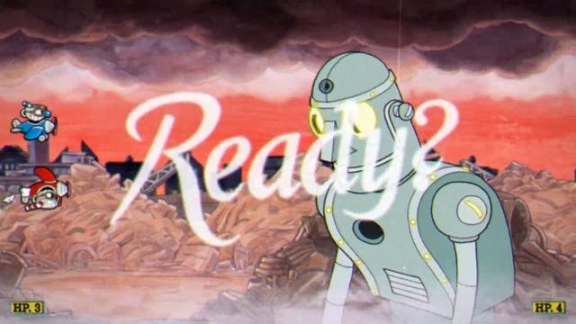 Cuphead ► Кооперативное прохождение ► Часть 8 ► Робот доктора Кашля ► Призрачный поезд