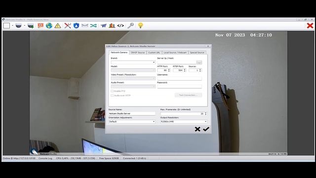 Tüm GüvenlikWeb Kameraları İzlemek İçin PC Yazılımı Netcam Studio