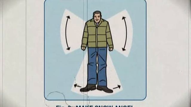 Winter X Games Warning - Snow Angel