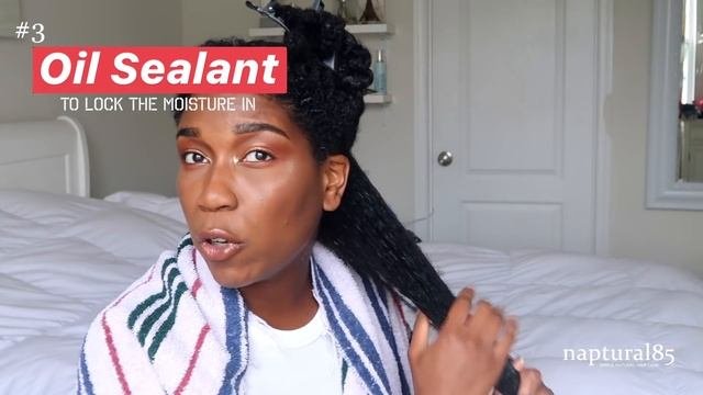 Moisturizing Natural Hair DETAILED - My Simple Routine | Type 4 Natural Hair