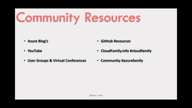 Gregor Suttie - Super Charge Your Learning of Azure