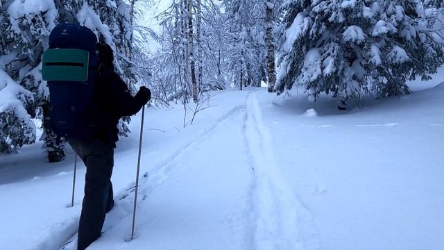 Ночёвка в лесной избе при температуре -25