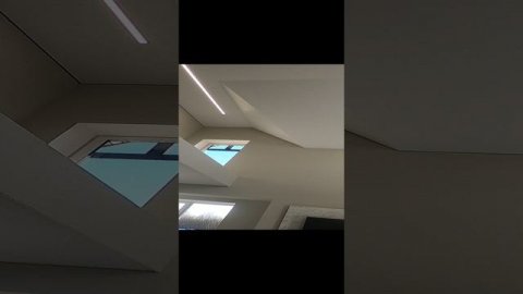 Как можно красиво сделать натяжной потолок с световыми линиями