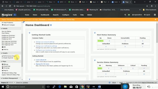 Nagios installation