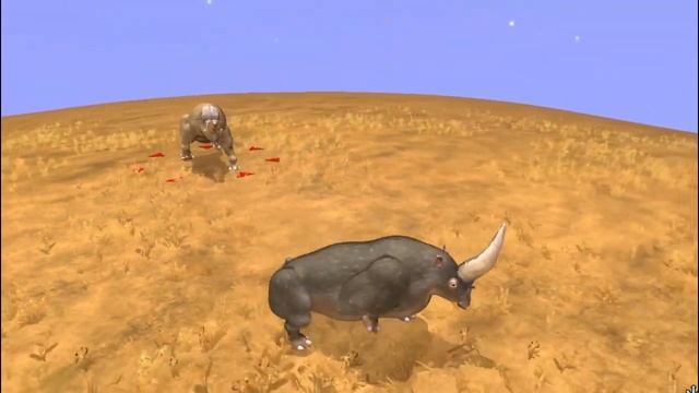 Elasmotherium vs Embolotherium | Cenozoic Era Battle [S2E9] | SPORE