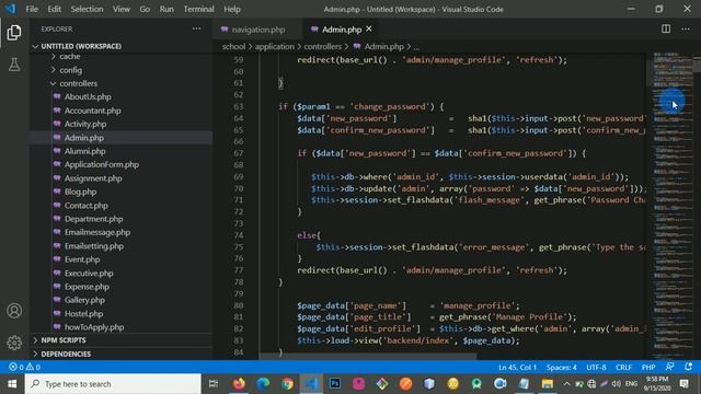 Creating Jitsi Method in Admin Controller