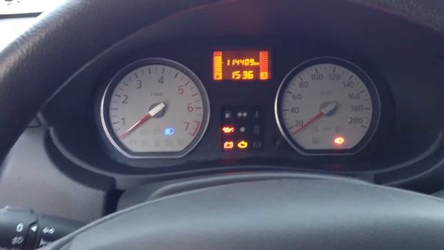 Cold start -14c Dacia Logan 1.5 DCI