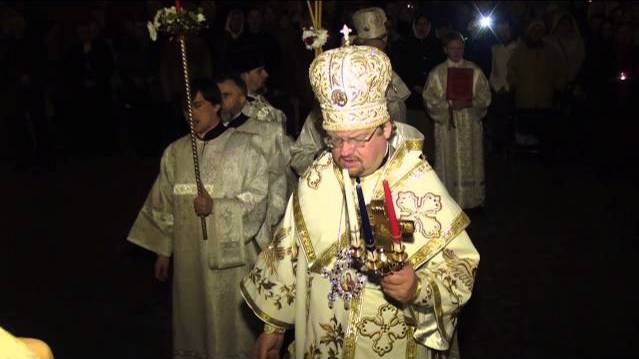 Пасхальная литургия в кафедральном соборе г. Выборга